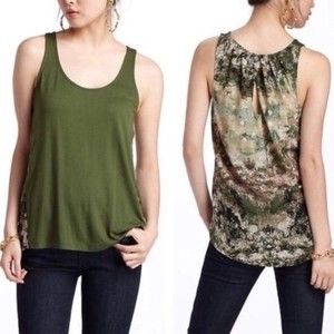 Anthropologie Deletta Aerial Terra Tank Top